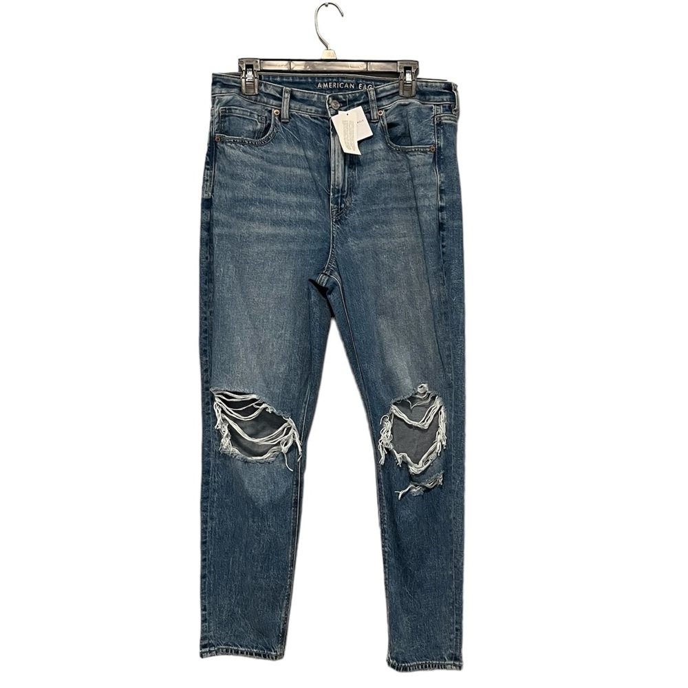 NWT AE Strigid Ripped amom Jean